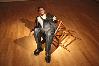 Dario D’Aronco, Stéphanie Saadé, Oscar Santillan, Charbel-joseph h. Boutros, Rodrigo Hernández in Adam, Eve & the Devil, Marres, Maastricht